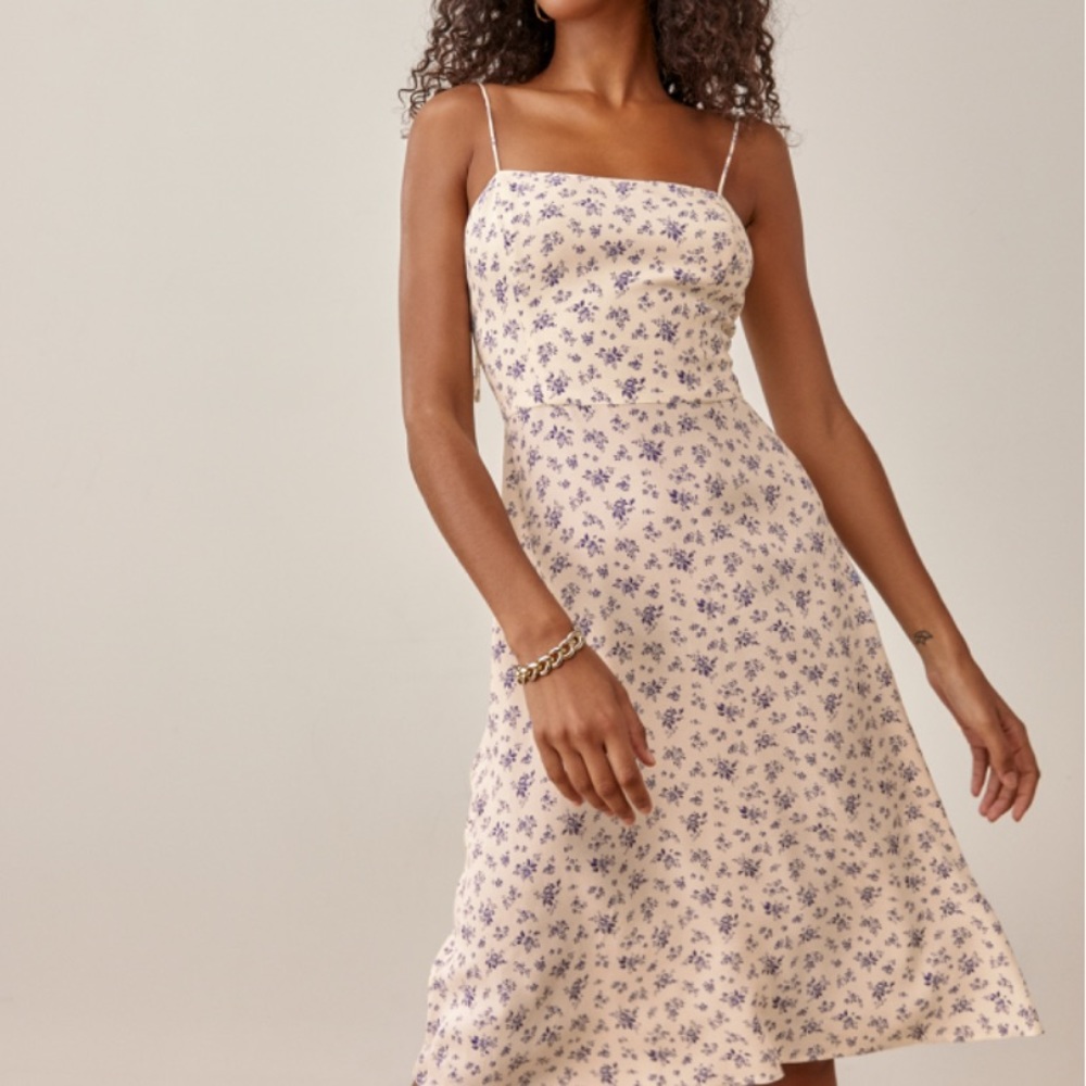 Reformation Peach Dress